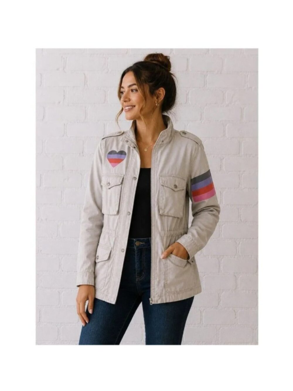 Freecity The Gap Go Free Military Army Utility Field Jacket